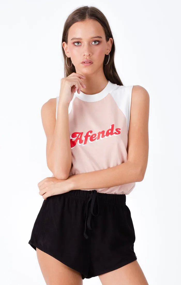 Afends Womens Ken - Logo Bandcut Tee