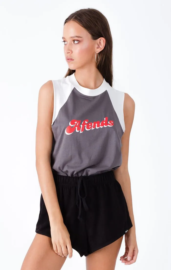 Afends Womens Ken - Logo Bandcut Tee