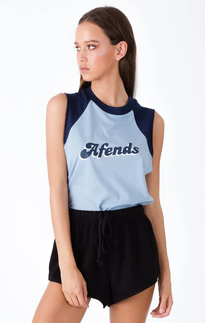 Afends Womens Ken - Logo Bandcut Tee