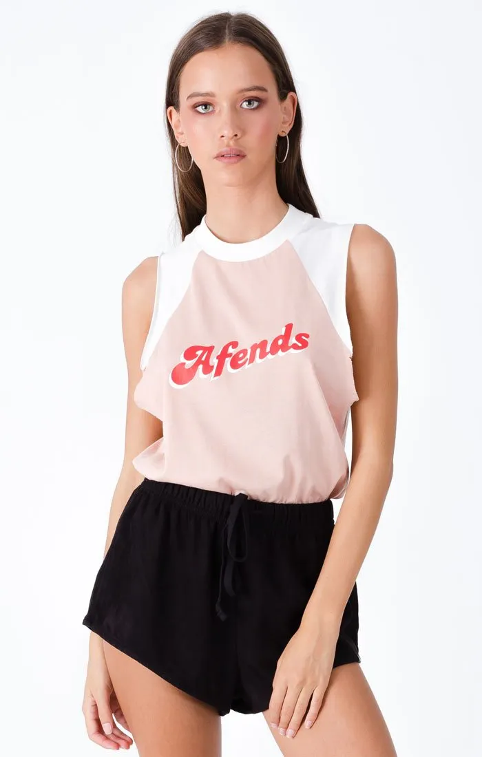 Afends Womens Ken - Logo Bandcut Tee