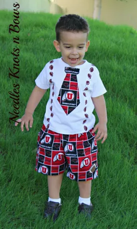 Boys University of Utah Outfit, Baby Boys Utah Utes Outfit, Game Day