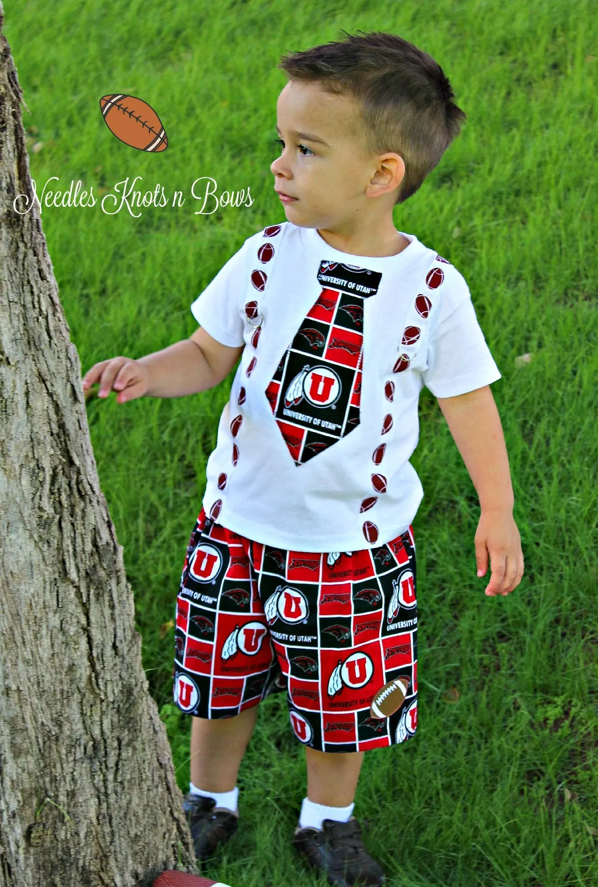 Boys University of Utah Outfit, Baby Boys Utah Utes Outfit, Game Day