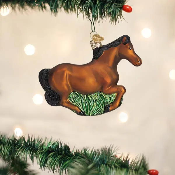 Brown Mustang Ornament