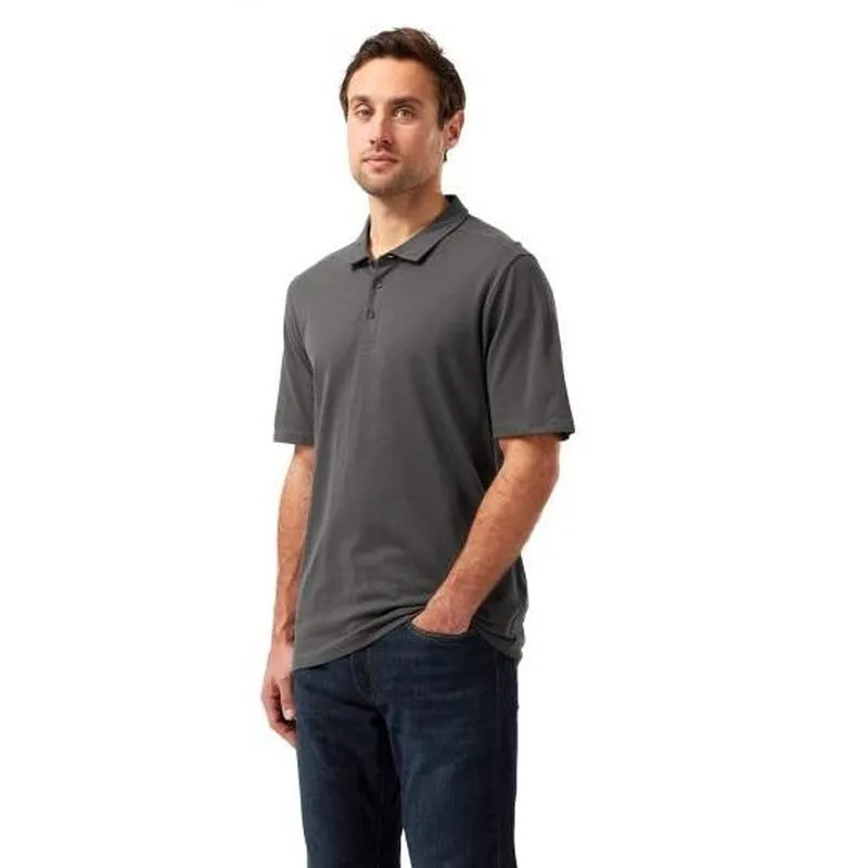 Craghoppers Stanton Short Sleeve Polo - Mens - Grey