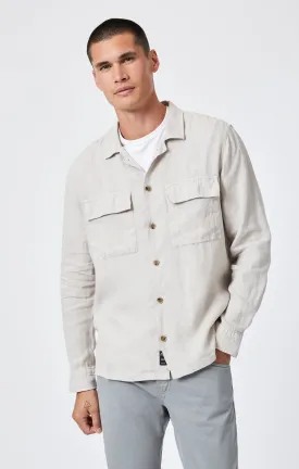 DOUBLE POCKET BUTTON-UP SHIRT IN MOONSTRUCK