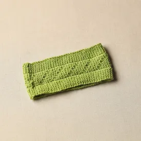 Green - Kumaun Hand Knitted Woolen Warm Headband 50