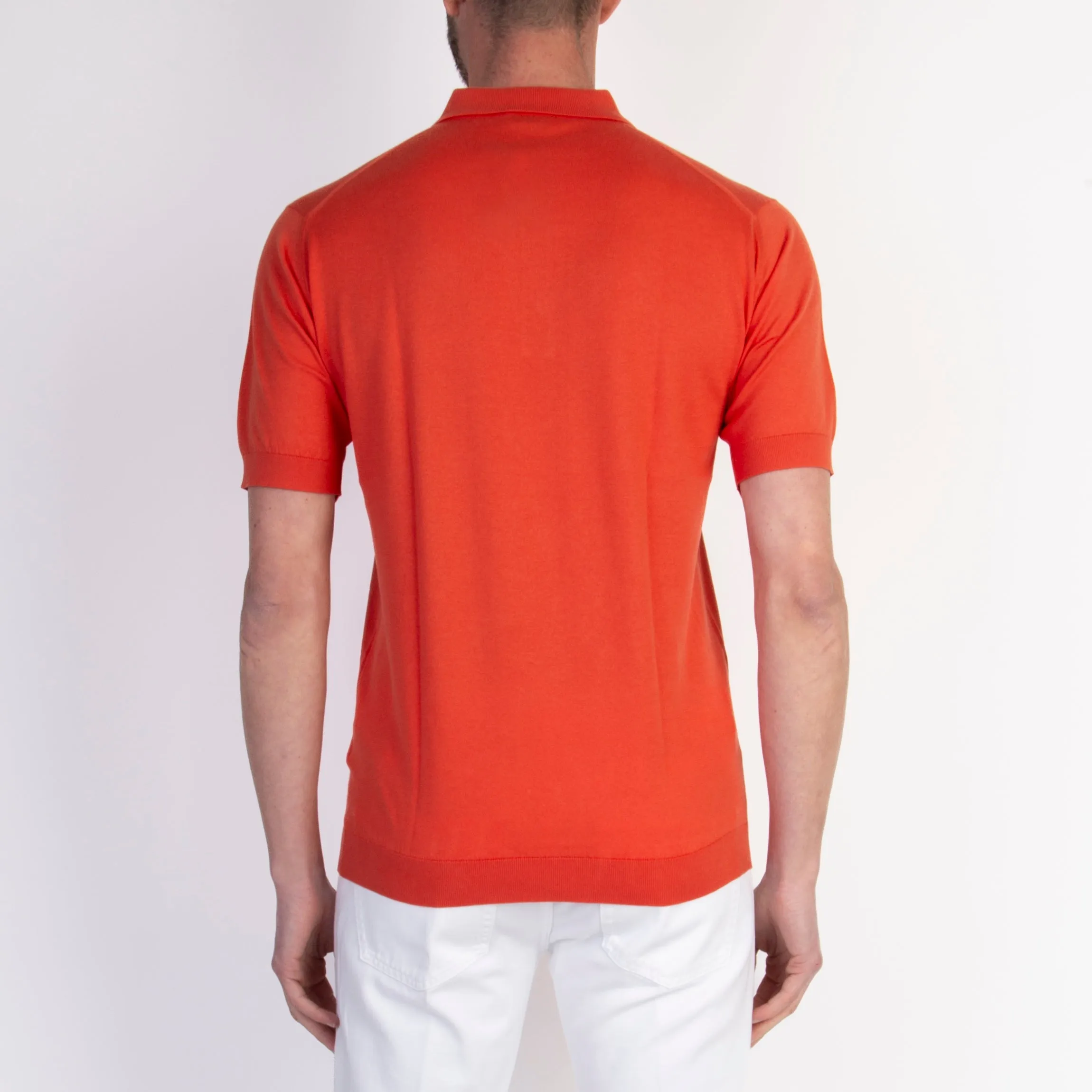 JOHN SMEDLEY POLO ADRIAN S/S S.ORANGE