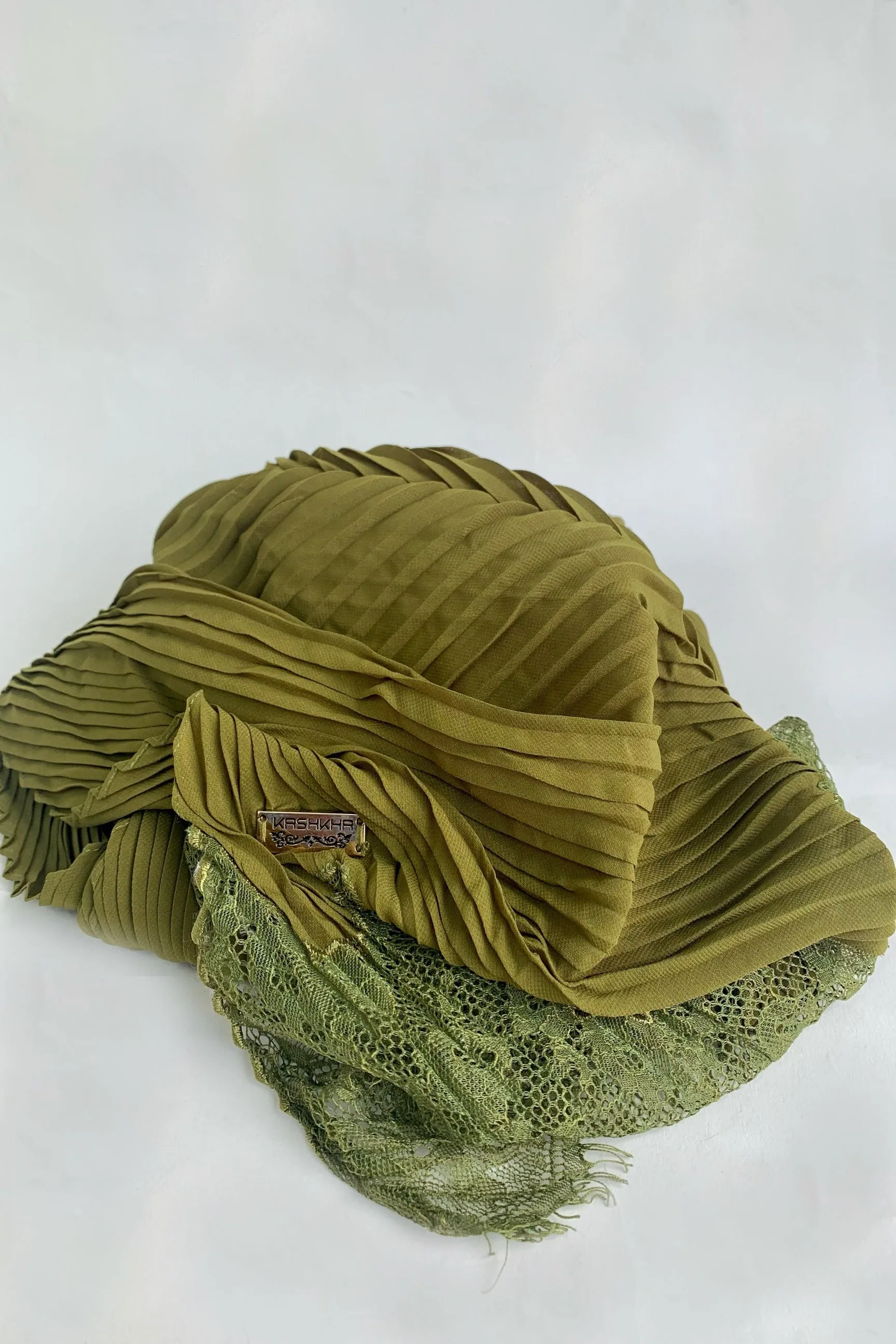 Kashkha Pleated lace Hijab