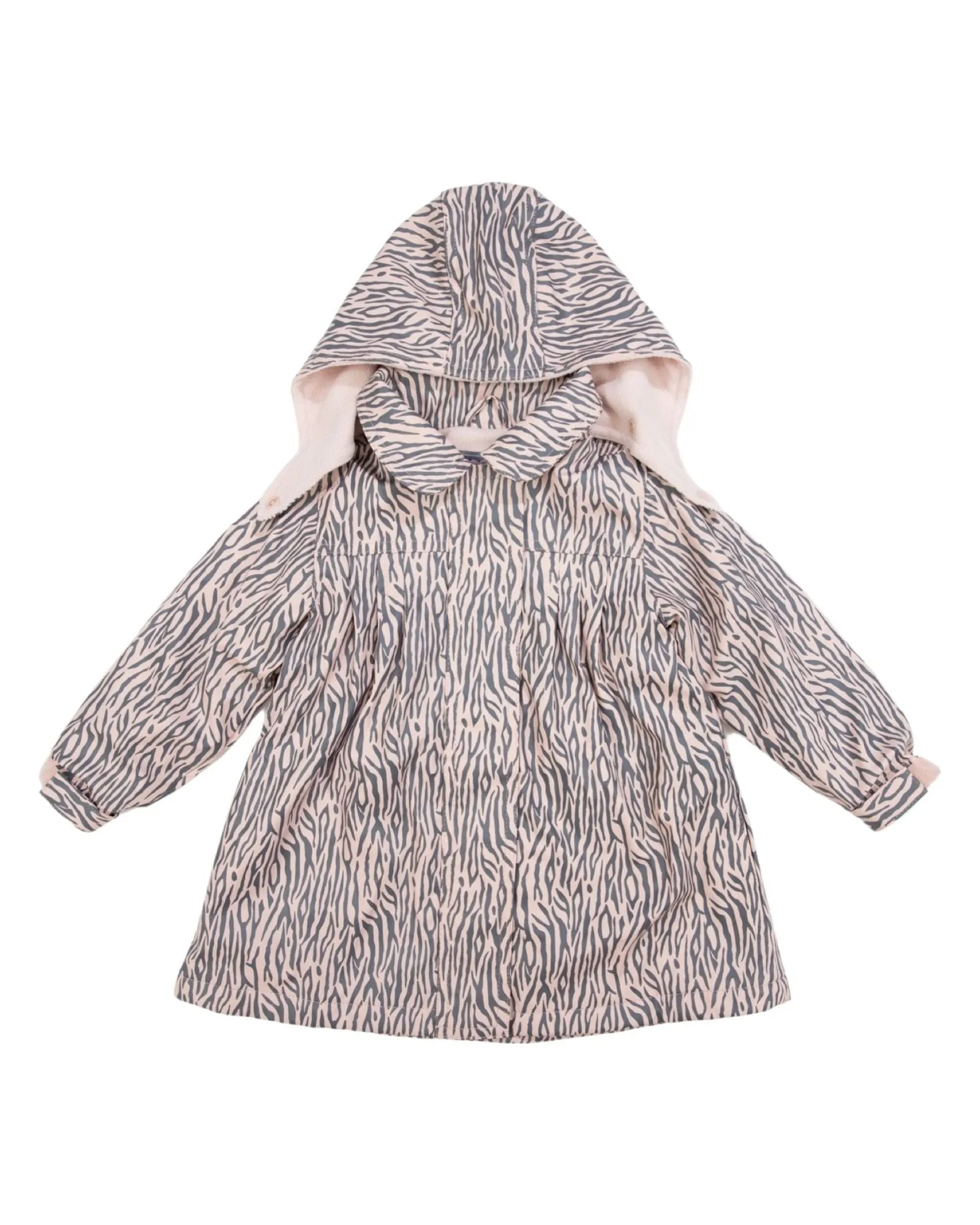 Korango Raincoat Tiger Stripes Pink