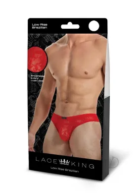 Lace King Lace Bikini S//m Red