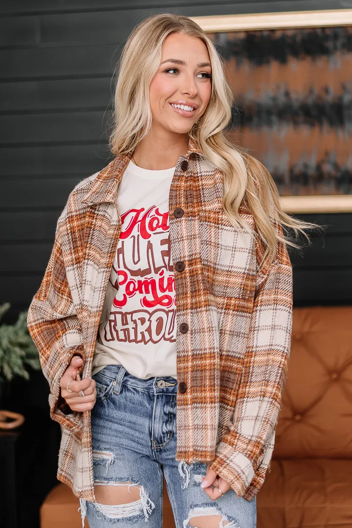 Make It Count Oversized Flannel Top