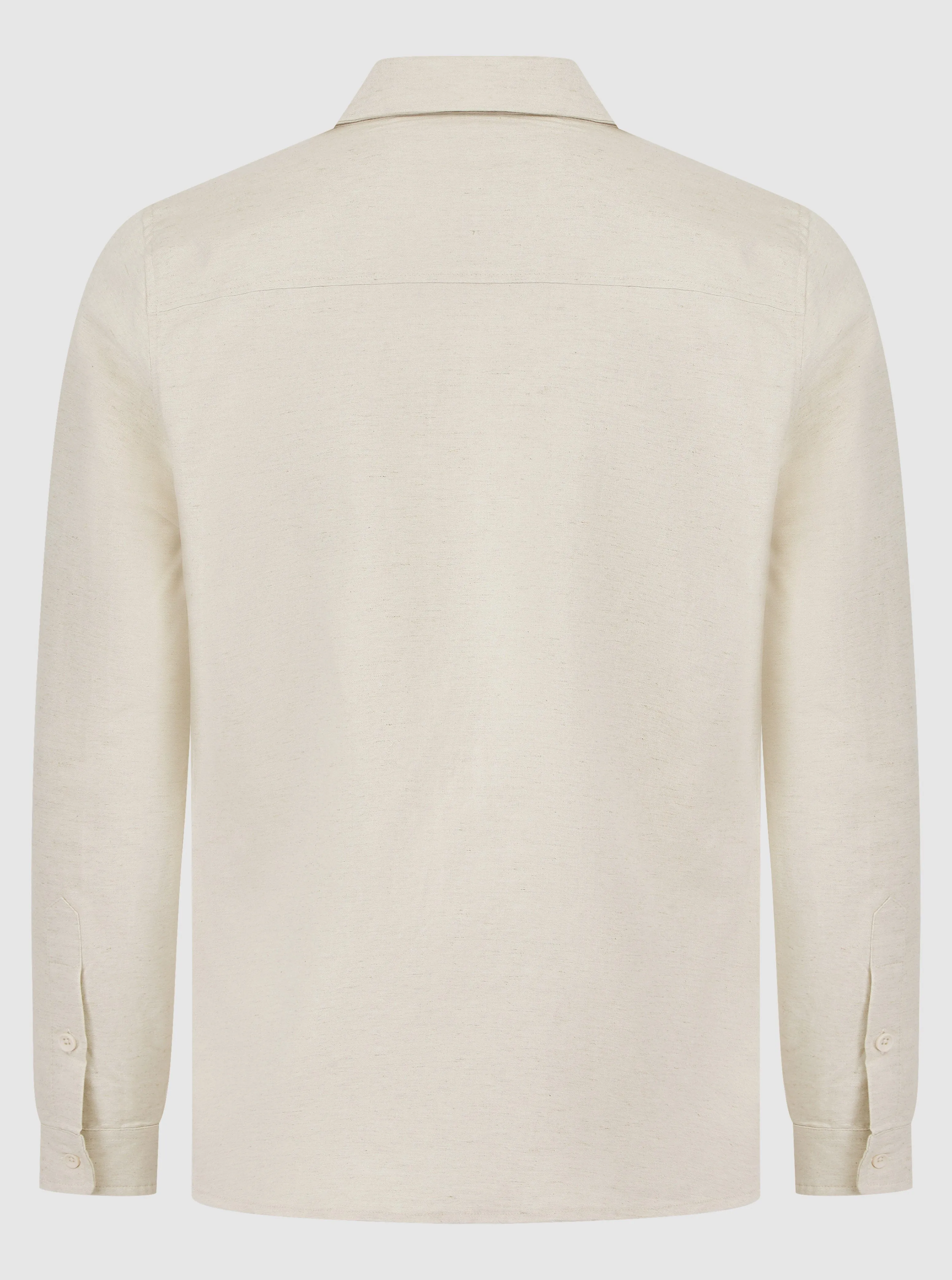 Oatmeal Linen L/S Shirt