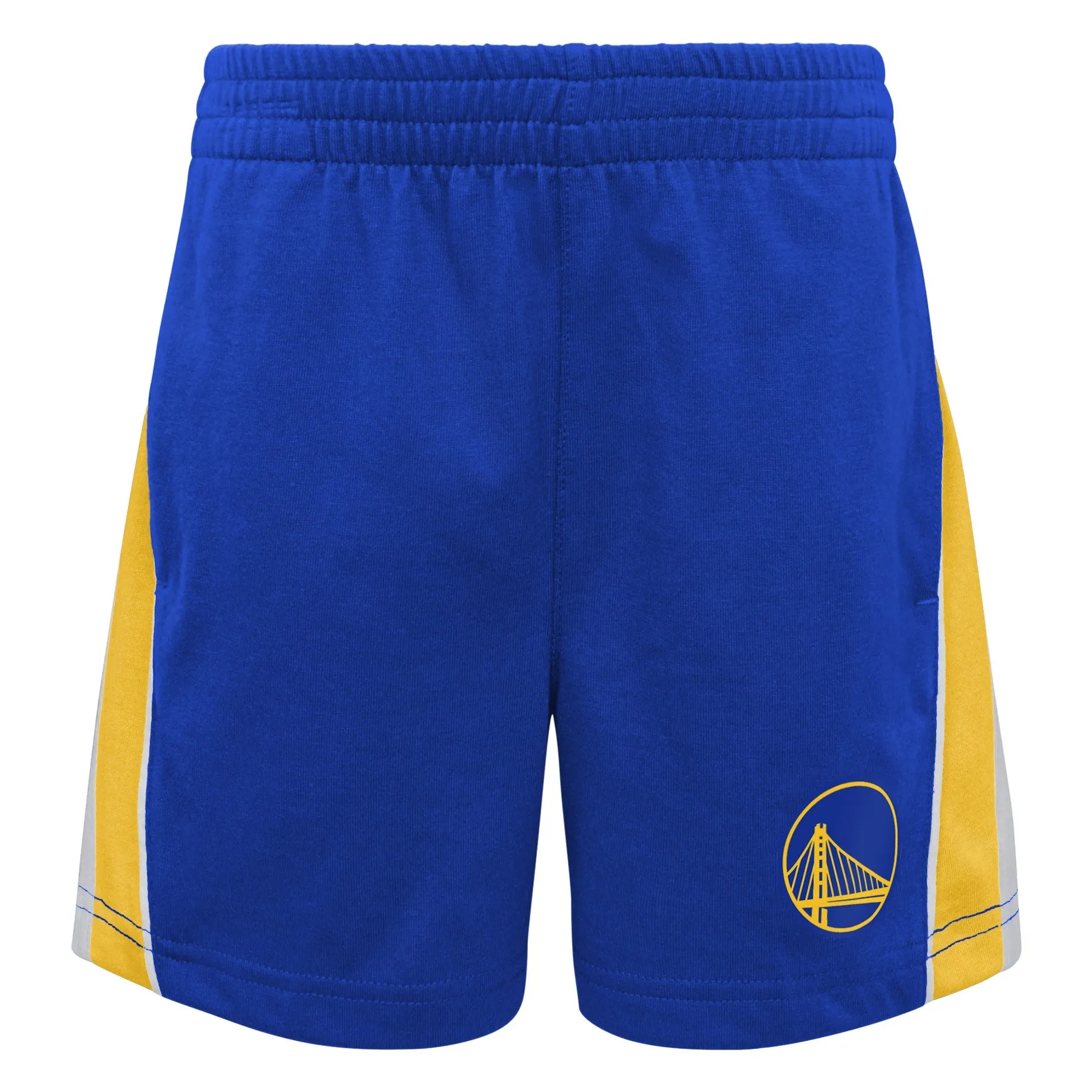 Outerstuff Golden State Warriors NBA Infants Training Camp Tank & Short Set, Blue/Gold