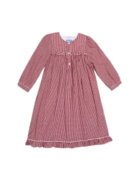 Red Checked Daygown