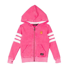 Rock Your Kid Pink Wash Stripe Hoodie