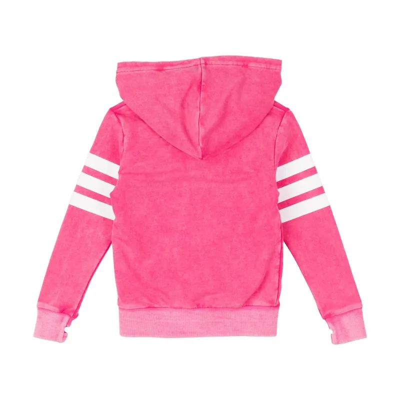 Rock Your Kid Pink Wash Stripe Hoodie