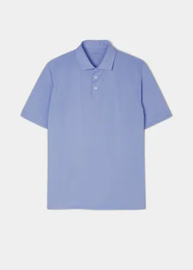 Rockbourne Performance Polo in Light Blue - Sports Fit