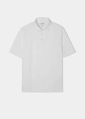 Rockbourne Performance Polo in White - Sports Fit