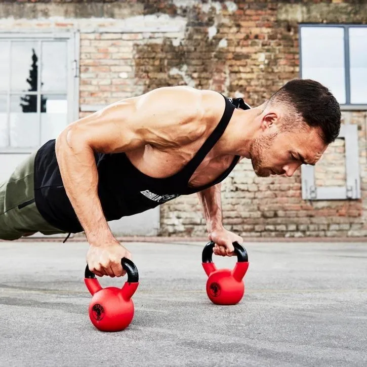 Rubber Coated Kettlebell 12KG