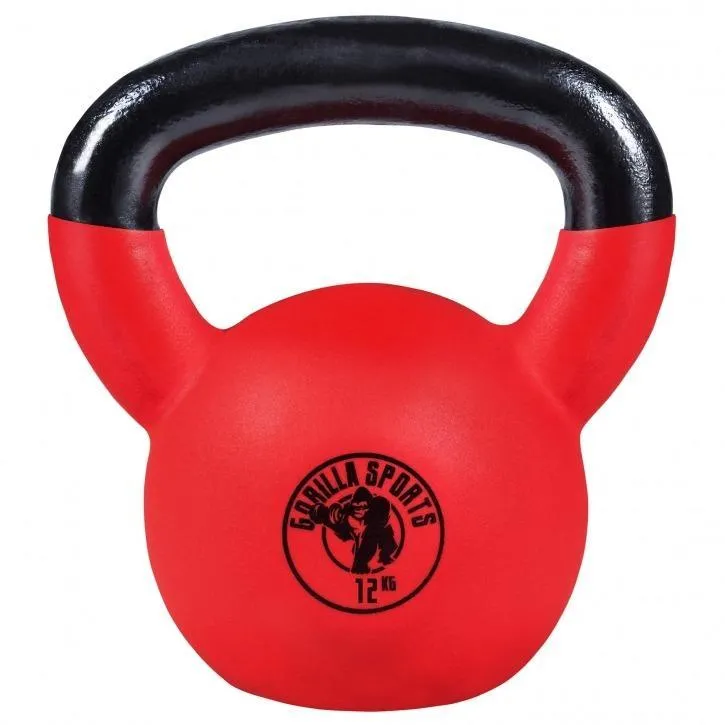 Rubber Coated Kettlebell 12KG