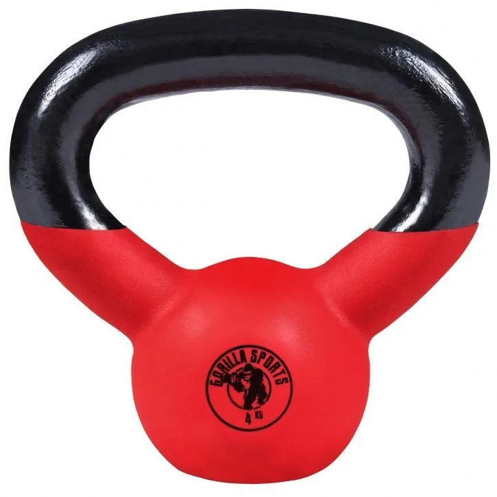 Rubber Coated Kettlebell 4KG