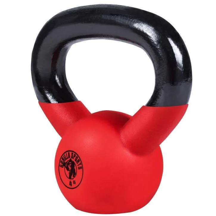 Rubber Coated Kettlebell 4KG