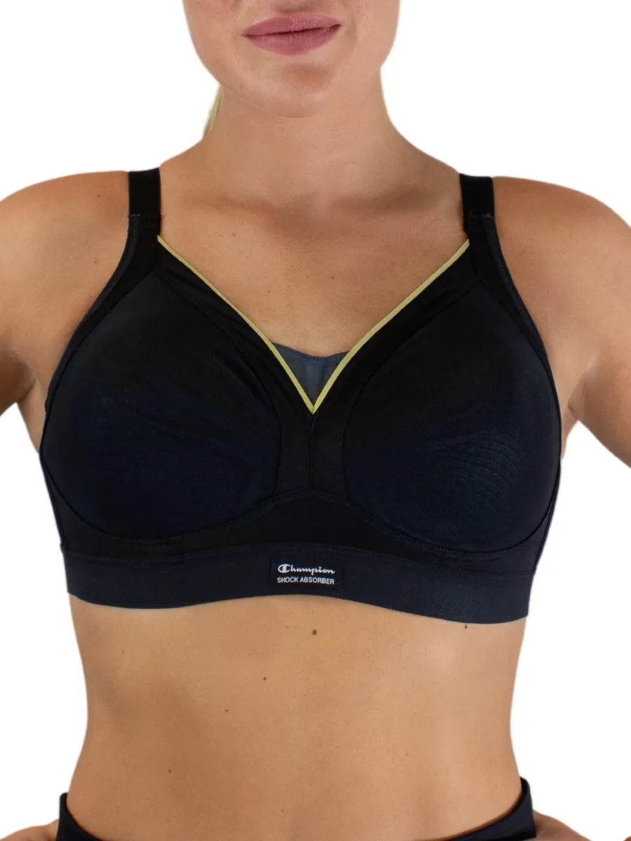 Shaped Support Sports Bra - Slate Grey