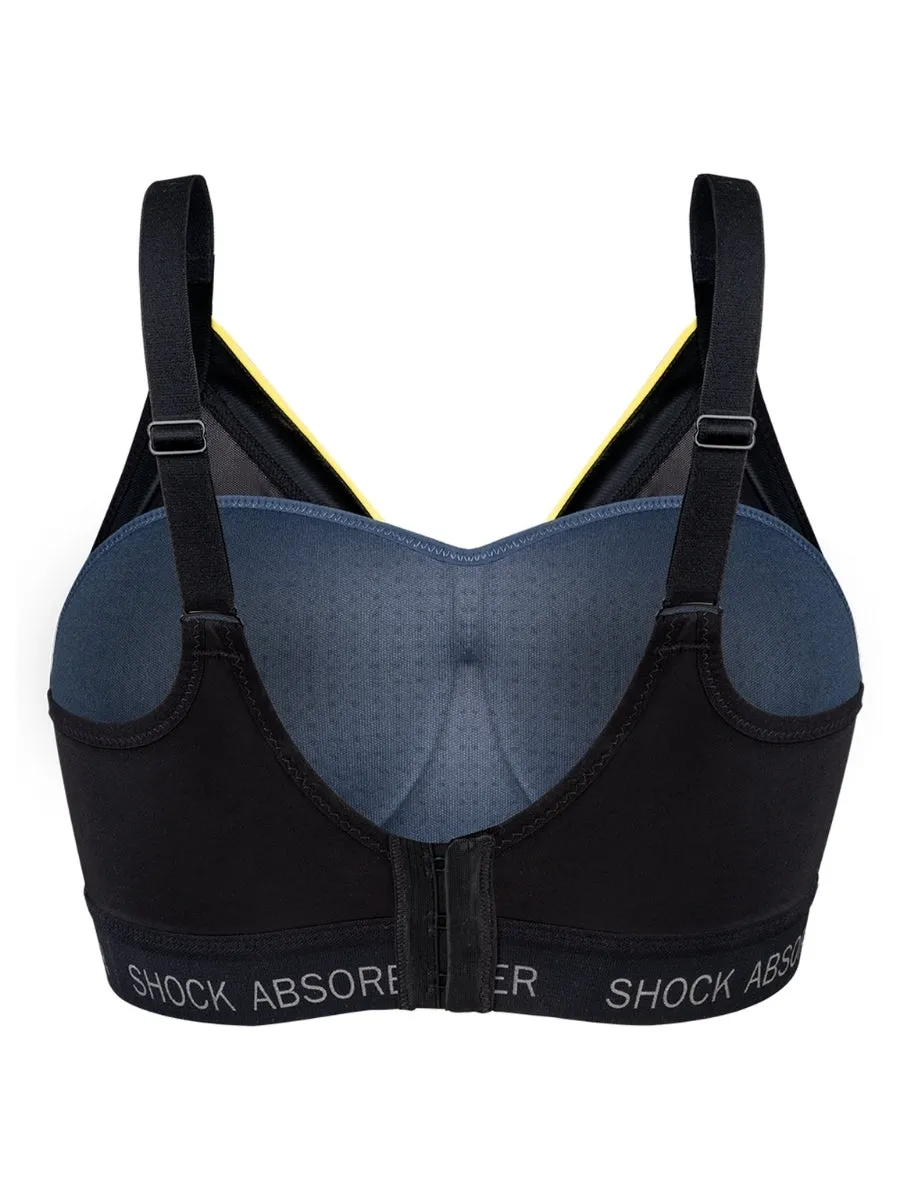 Shaped Support Sports Bra - Slate Grey