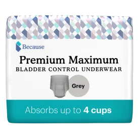 Starter Kit of Premium Maximum Underwear - Grey