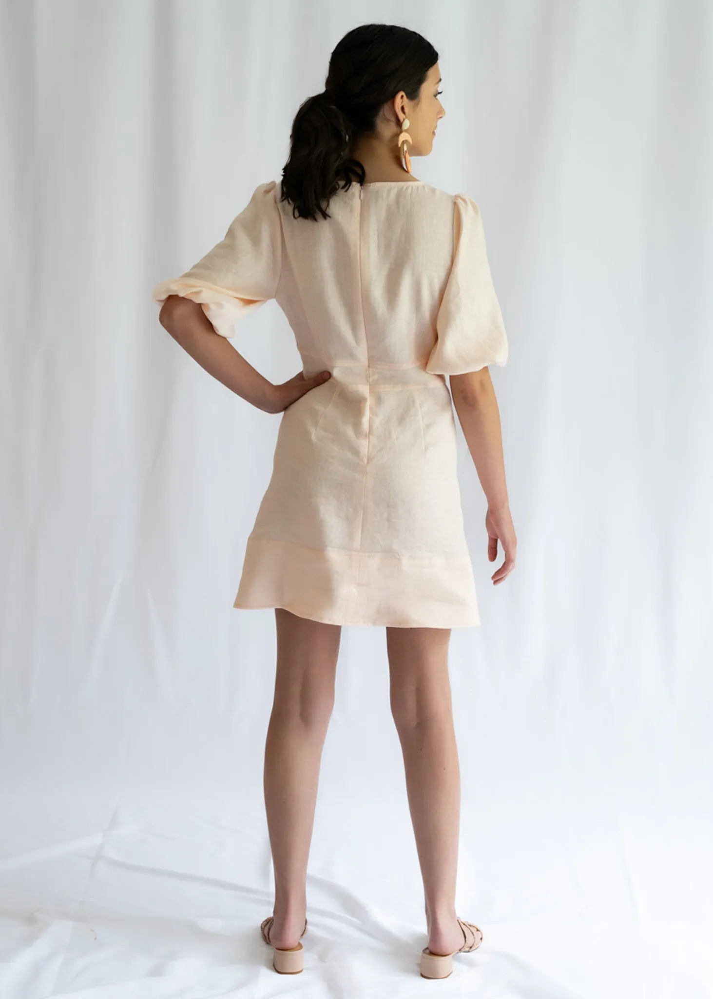 Sweet Summer Mini Linen Dress