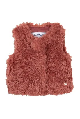 TAR Nude Mink Faux Fur Vest