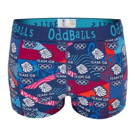 Team GB Navy Women's Boxer Shorts