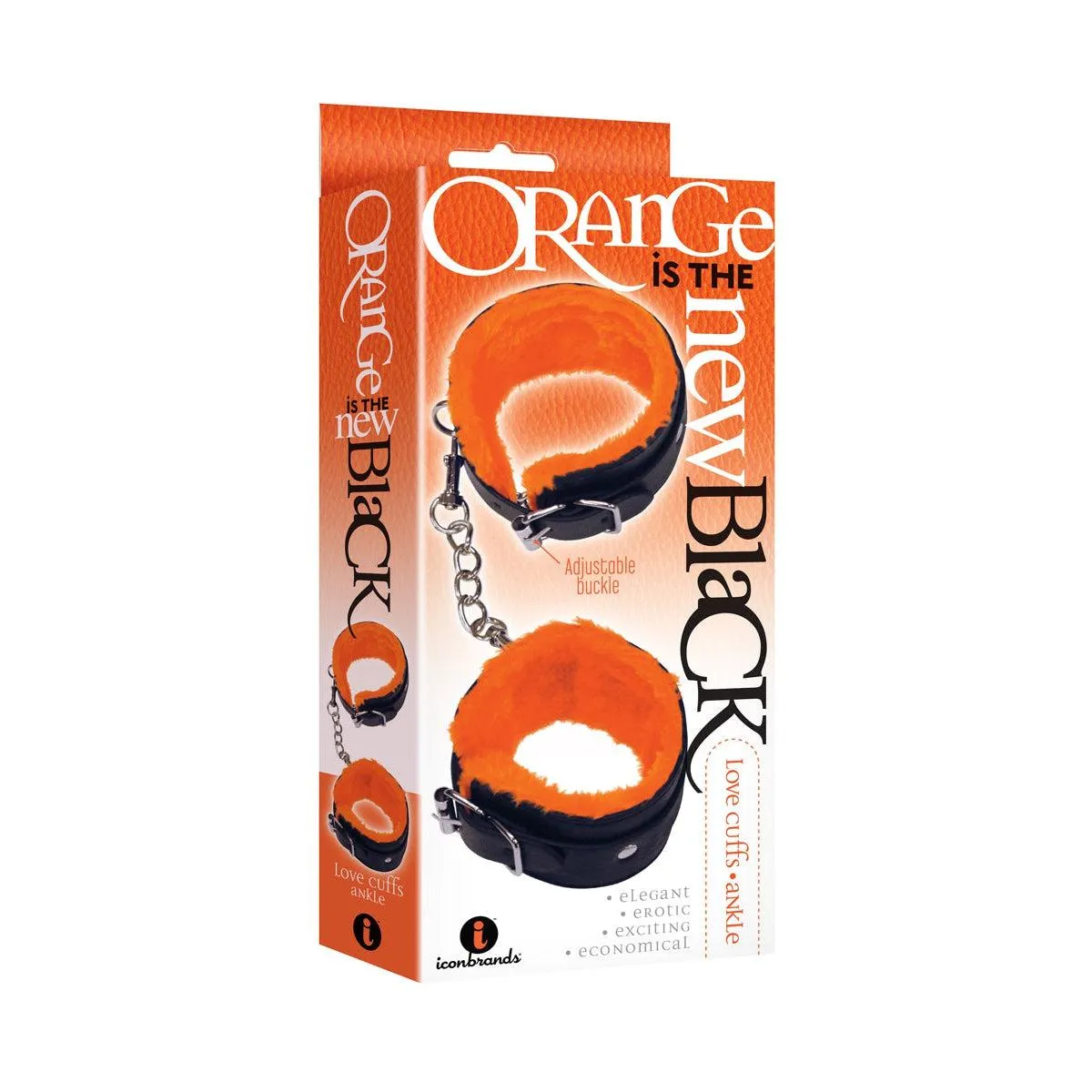 The 9's Orange Is the New Black Love Cuffs Ankle  - Black