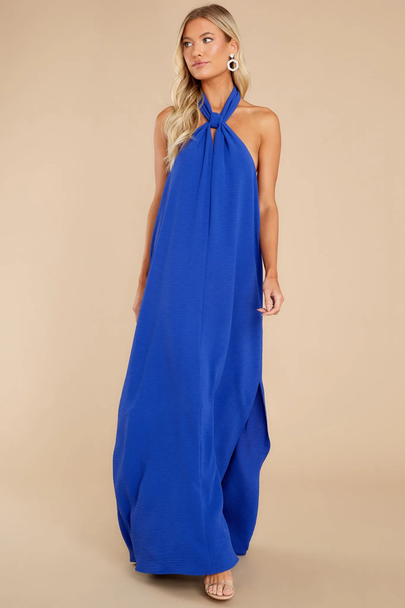 The Way I Feel Royal Blue Maxi Dress