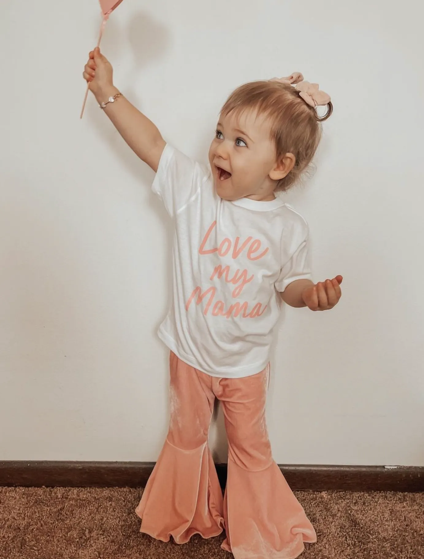 Velvet Bell Bottoms - Multiple Colors - Infant and Child Sizes