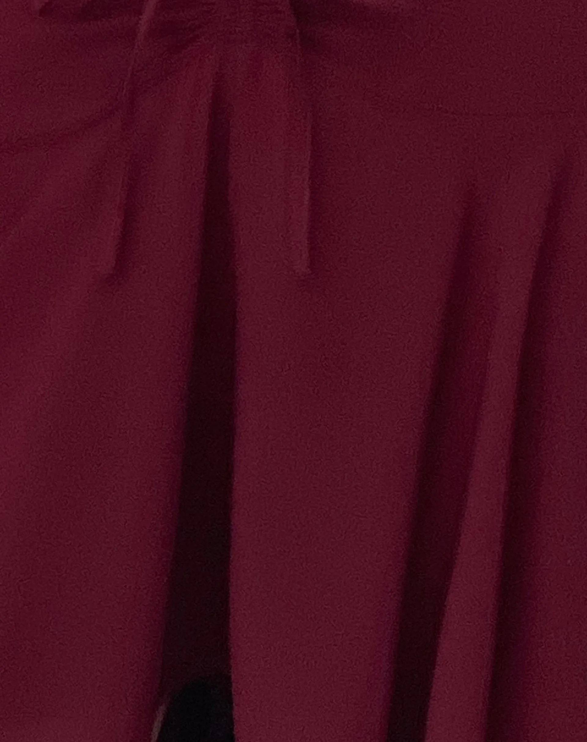 Veny Mini Skirt in Chiffon Oxblood