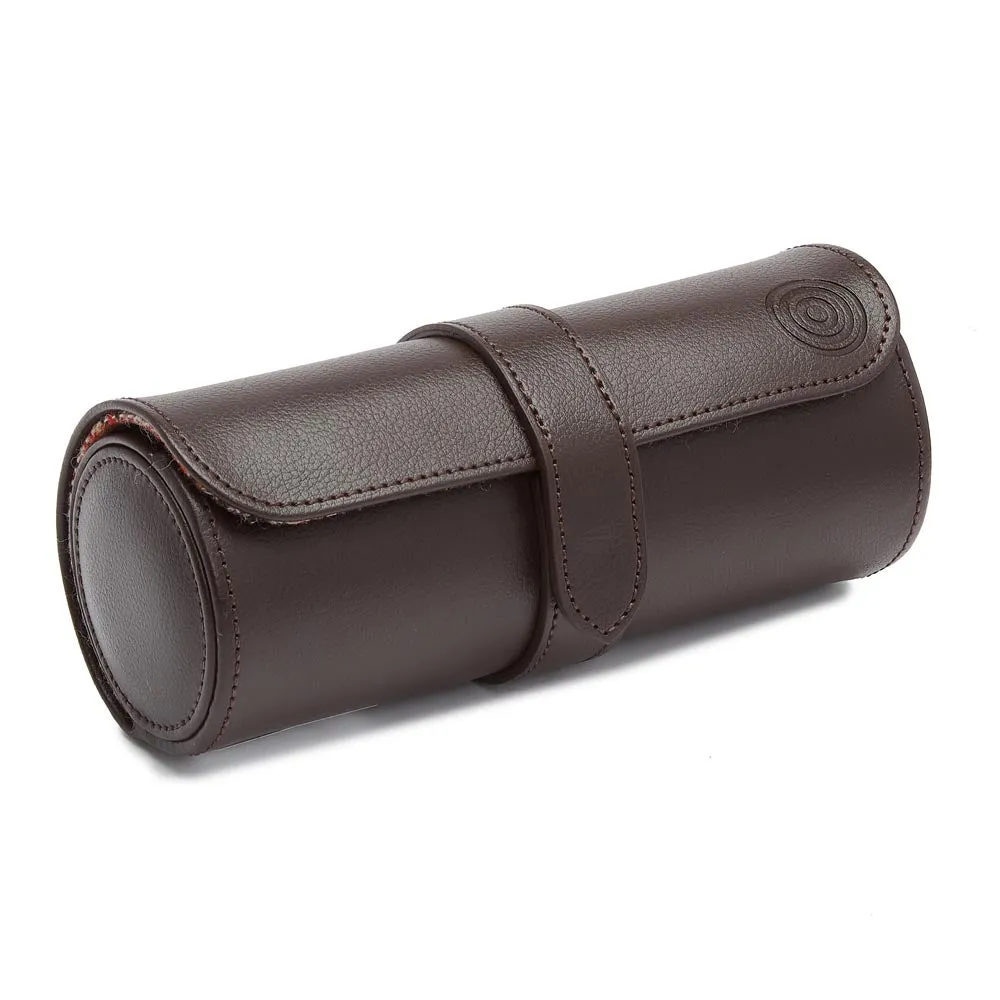 WM Brown Watch Roll with Cigar Case